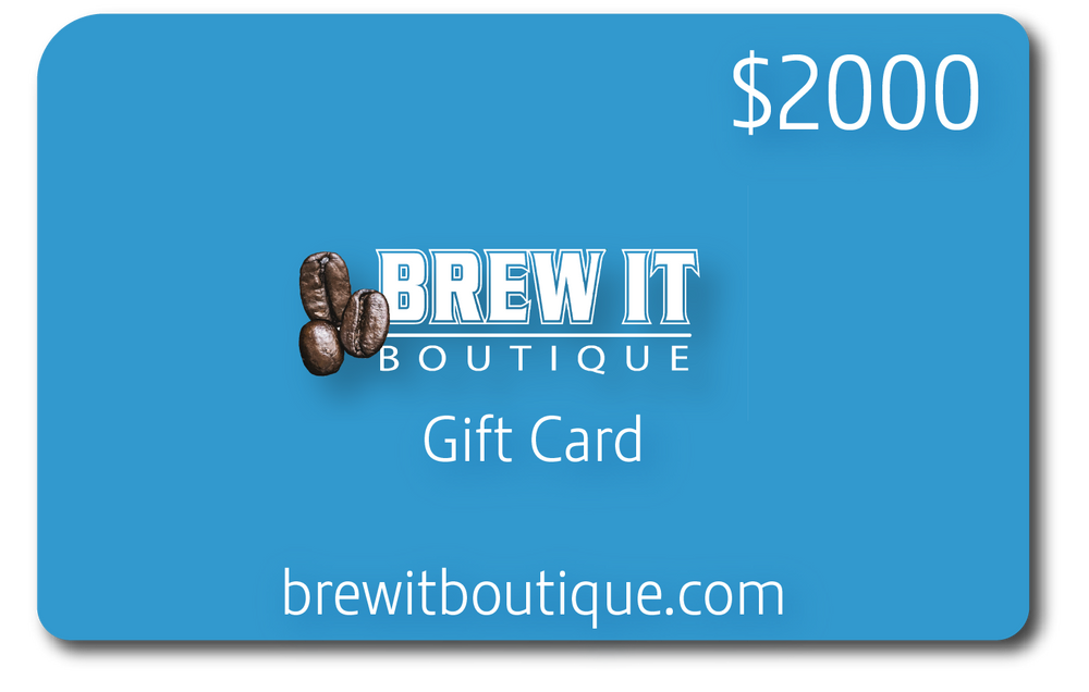 Brew It Boutique Gift Card - The Perfect Gift!