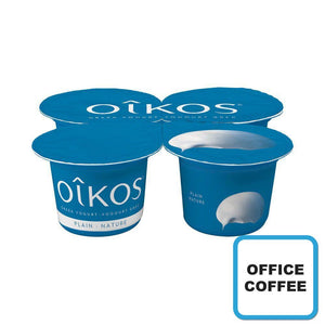 Oikos Yogurt 4 x 100grs (Office Coffee)...CHOOSE FLAVOUR