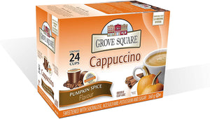 Grove Square Pumpkin Spice Cappuccino 24 Pack  DISCO