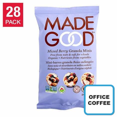 Made Good.. NON GMO Mixed Berry Minis 28 x 24 gr (Office Coffee)