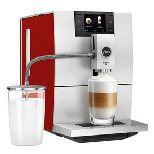 Save $250 on ENA 8 Sunset Red incl. 0.5 L glass milk container and 1 kg of coffee beans.