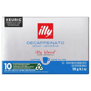 Illy DECAFFINATO Medium Roast 10 CT Kcups