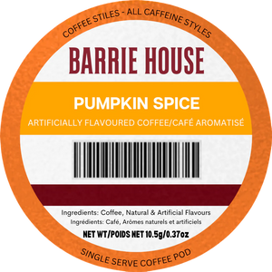 Barrie House - PUMPKIN SPICE FLAVOURED COFFEE 24 CT  Seasonal