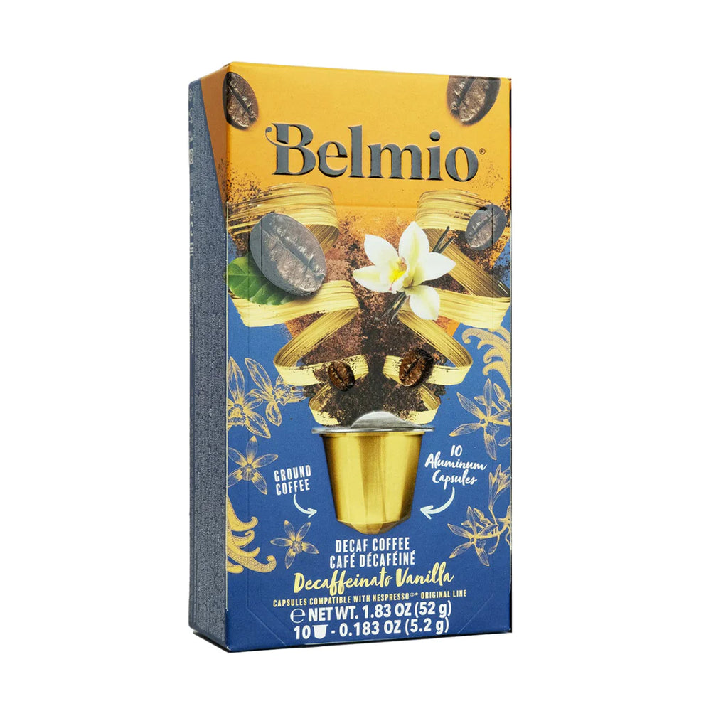 Belmio Decaffeinato Vanilla Nespresso® Compatible Capsules, 10 Pack  ALUMINUM