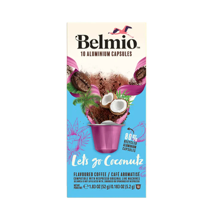 Belmio Coconut Nespresso® Compatible Capsules, 10 Pack  ALUMINUM