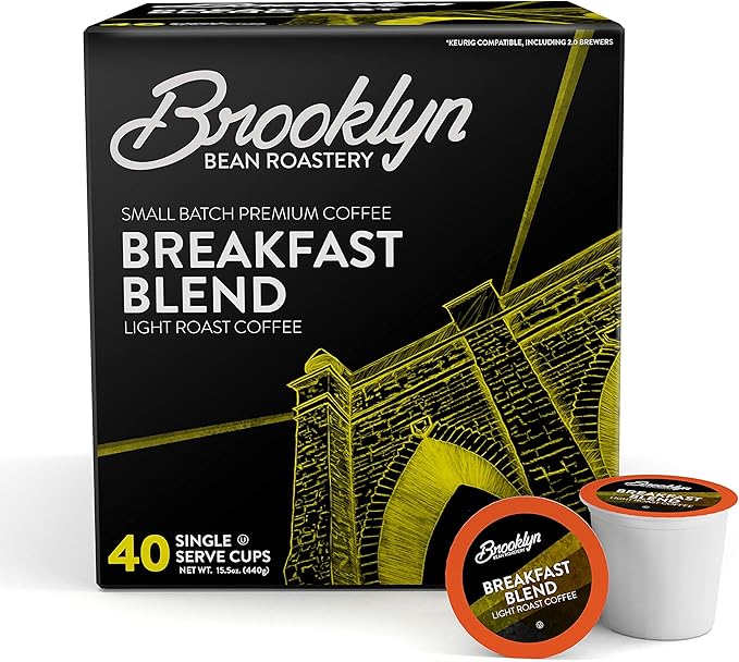 Brooklyn Bean Breakfast Blend 12 CT or 40 CT