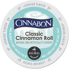 GMCR K CUP Flav Coffee Cinnabon Roll 24 CT...USA TARIFS TEMP AVAILABLE