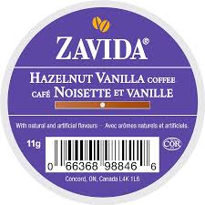 Zavida Z Cups Hazelnut Vanilla 24 CT