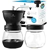 Grosche  -  Bremen Black Manual Coffee Grinder with Extra Storage Canister GR283
