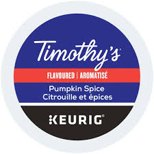 TIMOTHY'S K CUP Seasonal Pumpkin Spice 24 CT
