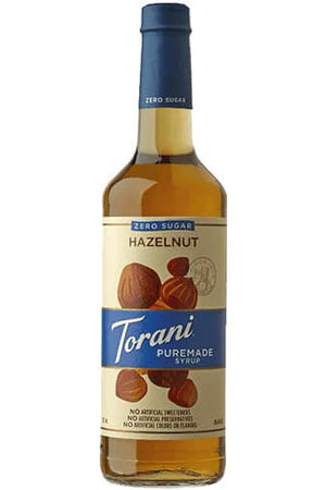 TORANI Puremade Zero Sugar Hazelnut Syrup 750 ml