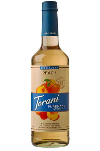 TORANI Puremade Zero Sugar Peach Syrup