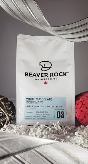 Beaver Rock White Chocolate Peppermint Crunch Decaf (8 oz)