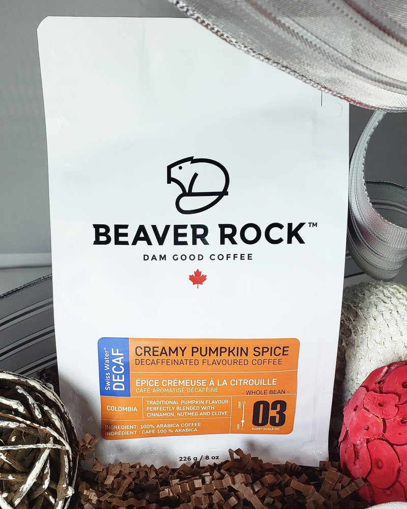 
            
                Load image into Gallery viewer, Beaver Rock Creamy Pumpkin  Spice Decaf (8  oz)
            
        