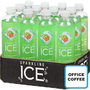Sparkling Ice Kiwi Strawberry Carbonated Drinks 12 x 503ml (Office Coffee)