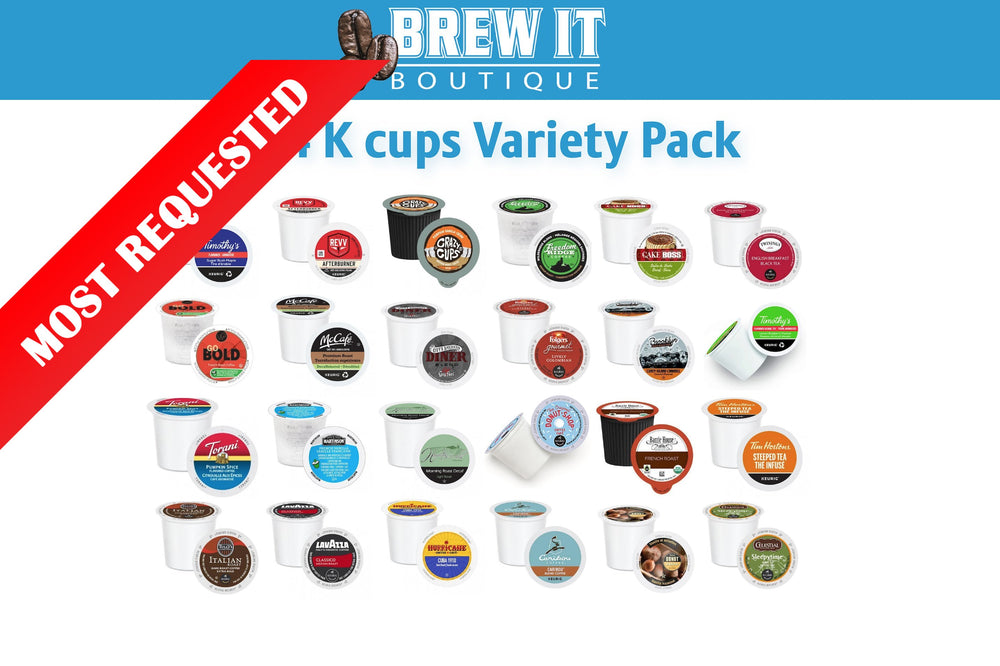 24 K cups Tea (Flavoured Tea, Black Tea and Green Teas) Variety Pack