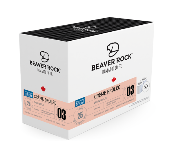 Beaver Rock Creme Brulee Decaf 25 CT