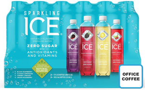 Sparkling Ice   - 6 Coconut Pineapple  - 6 Pink Grapefruit  - 6 Cherry Limeade  - 6 Lemon Lime 24 x 503ml (Office Coffee)