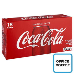 Coke Carbonated Soft Drink (18 Cans) (Office Coffee)