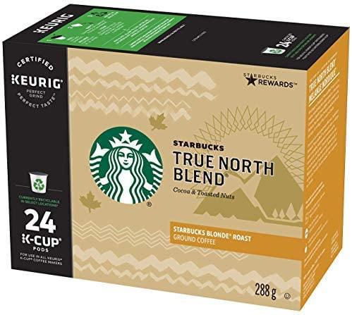 STARBUCKS K CUP True North 24 CT