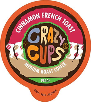 Crazy Cup DECAF Cinnamon French Toast 22 CT