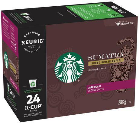 STARBUCKS K CUP Sumatra 24 CT