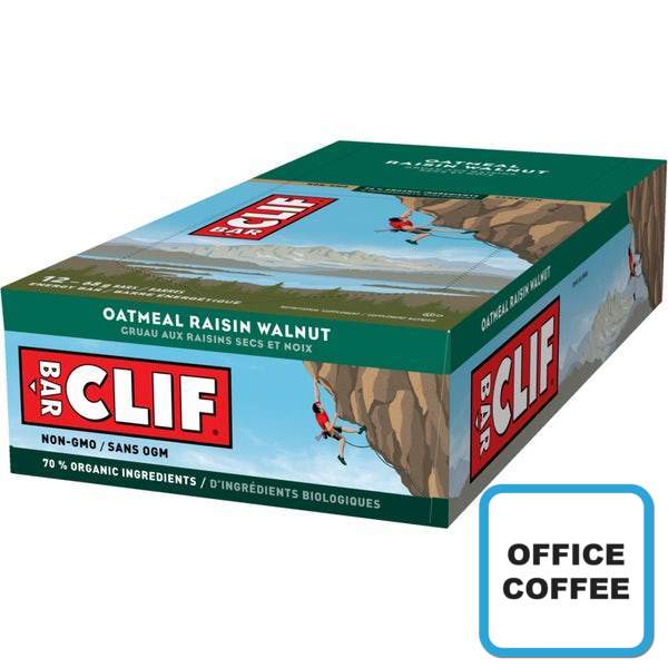 Oatmeal Raisin Walnut Cliff Bars 12 x 68gr (Office Coffee)