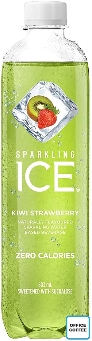 Sparkling Ice Kiwi Strawberry Carbonated Drinks 12 x 503ml (Office Coffee)