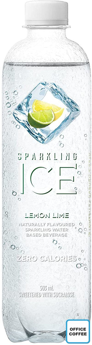 Sparkling Ice Lemon Lime Carbonated Drinks 12 x 503ml (Office Coffee)