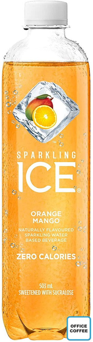 Sparkling Ice Orange Mango Carbonated Drinks 12 x 503ml (Office Coffee)