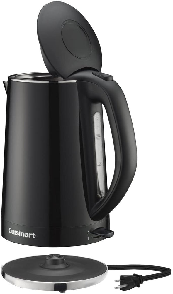 CUISINART CJK-15BKC 1.5 L Cordless Electric Kettle, Black