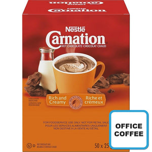 Nestle Carnation Hot Chocolate, 50 X 25g (Office Coffee)