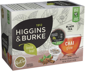 Higgins & Burke RC Loose Leaf Tea Chai Glow 24 CT