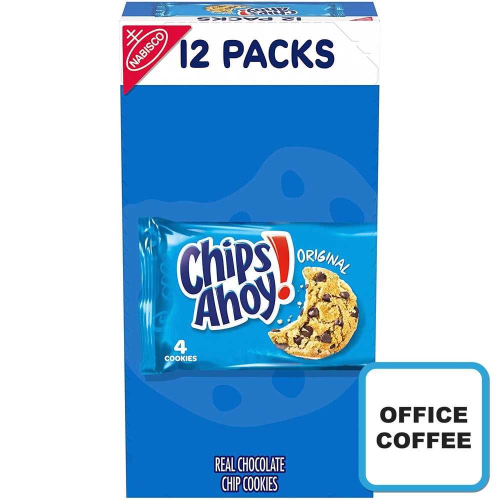 
            
                Load image into Gallery viewer, Chips Ahoy Chocolate Chip (4 in pack) 12 x 57gr (Office Coffee)
            
        