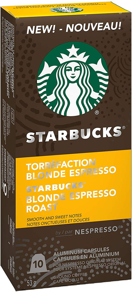 Starbucks Nespresso Pods - Blonde Espresso