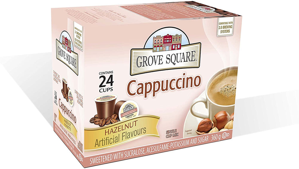 
            
                Load image into Gallery viewer, Grove Square Cappuccino Hazelnut  24 CT
            
        