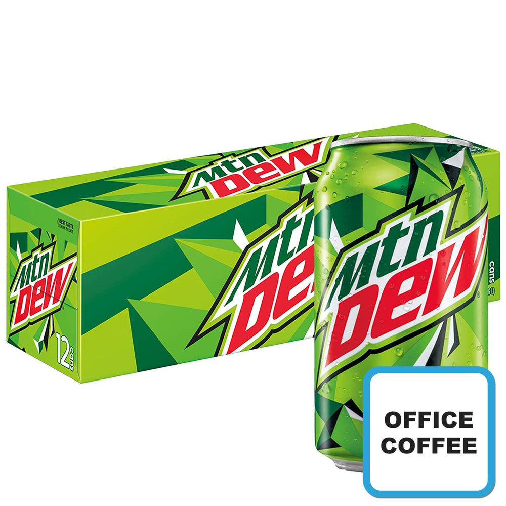 
            
                Load image into Gallery viewer, Mountain Dew Carbonated Soft Drink (12 Cans) (Office Coffee)
            
        