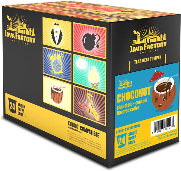 Java Factory Choconut 12 CT or 40 CT – Brew It Boutique