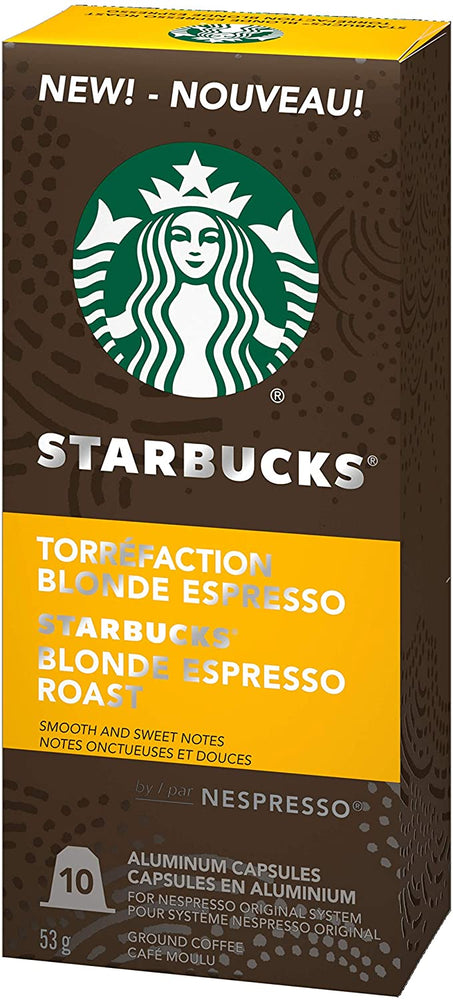 Starbucks Nespresso Pods - Blonde Espresso