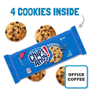 Chips Ahoy Chocolate Chip (4 in pack) 12 x 57gr (Office Coffee)