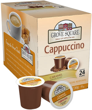 Grove Square Cappuccino Caramel 24 CT