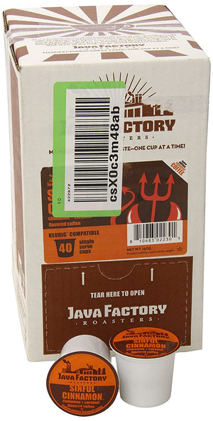 Java Factory Sinful Cinnamon 40 CT