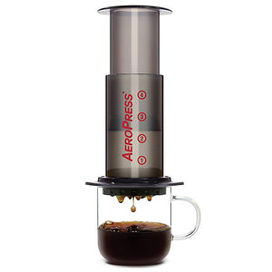 AeroPress 11 Coffee and Espresso Maker, Black Gray
