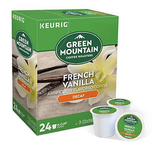 GMCR K CUP Flav Coffee French Vanilla Decaf 24 CT