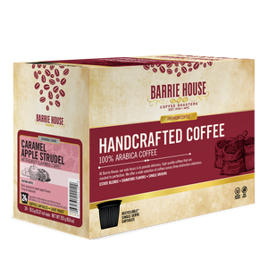 Barrie House - CARAMEL APPLE STRUDEL FLAVORED COFFEE 24 CT  SEASONAL