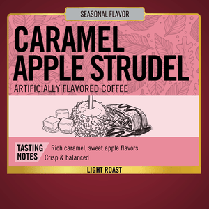 Barrie House - CARAMEL APPLE STRUDEL FLAVORED COFFEE 24 CT  SEASONAL