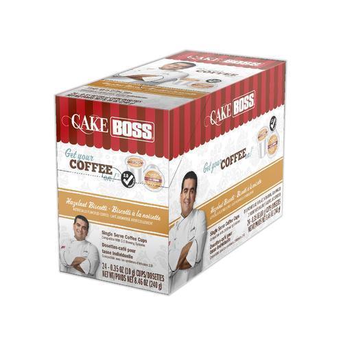 Cake Boss / Carlo K CUPS Hazelnut Biscotti 24 CT