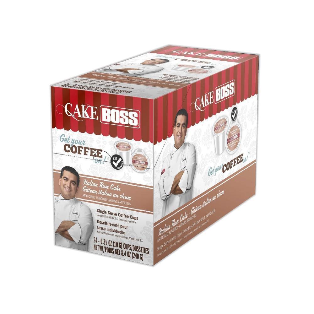 Cake Boss / Carlo K CUPS Italian Rum Cake 24 CT