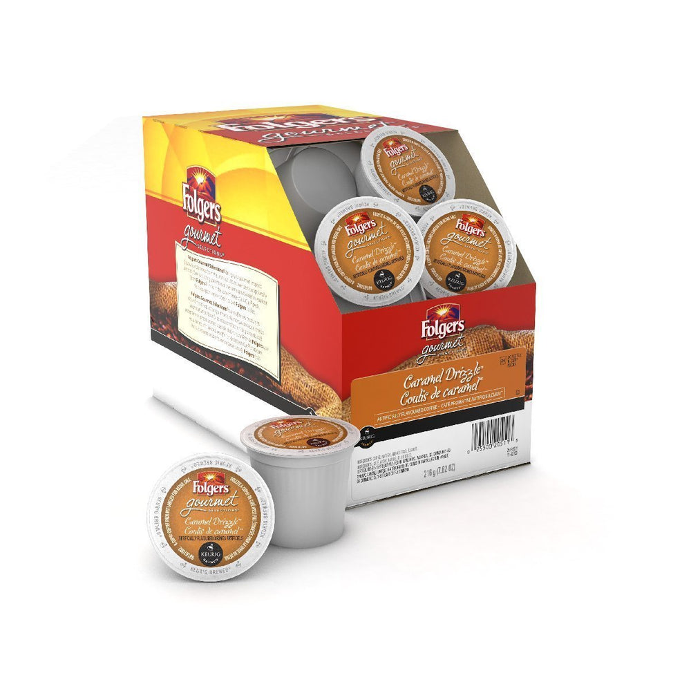 
            
                Load image into Gallery viewer, FOLGERS GOURMET Caramel Drizzle 24 CT
            
        