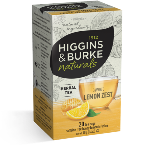 Higgins & Burke Sweet Lemon Zest bags